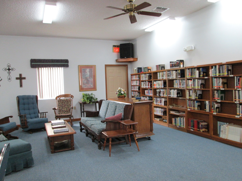 Picture of the Schaeffer Hall library