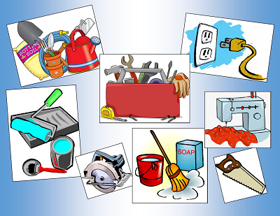 Graphic of various tools