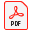 PDF document icon