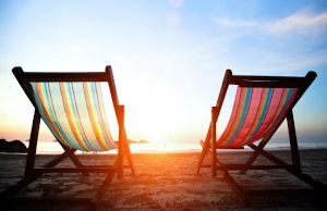 Beach chairs picture